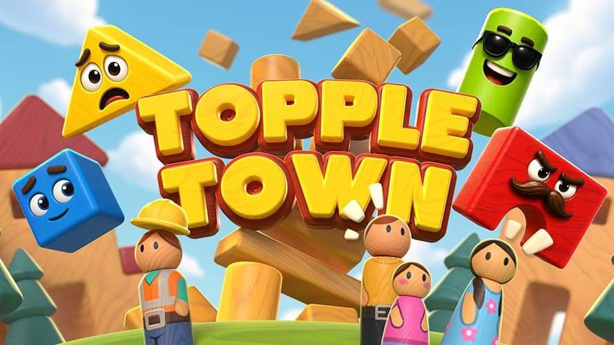 TOpple Town - physics puzzles